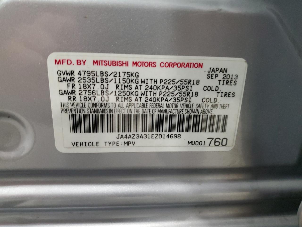 2014 Mitsubishi Outlander - Image 13