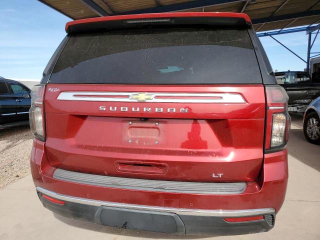  CHEVROLET SUBURBAN 2021 Czerwony