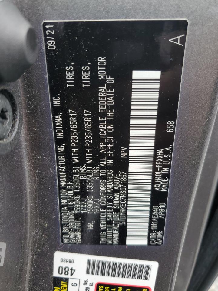 2021 Toyota Sienna - Image 15