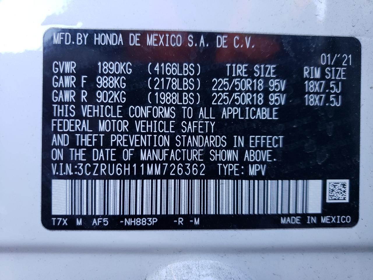 2021 Honda HR-V - Image 13