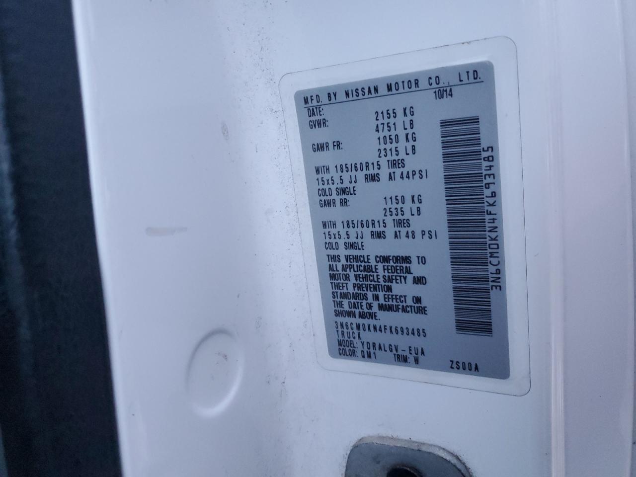 2015 Nissan NV - Image 13