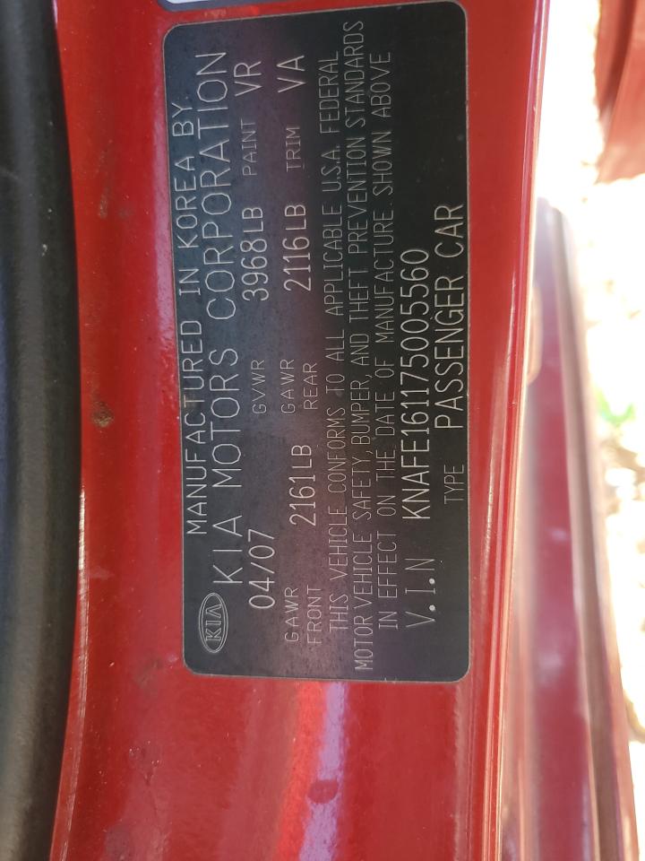 2007 Kia Spectra - Image 12