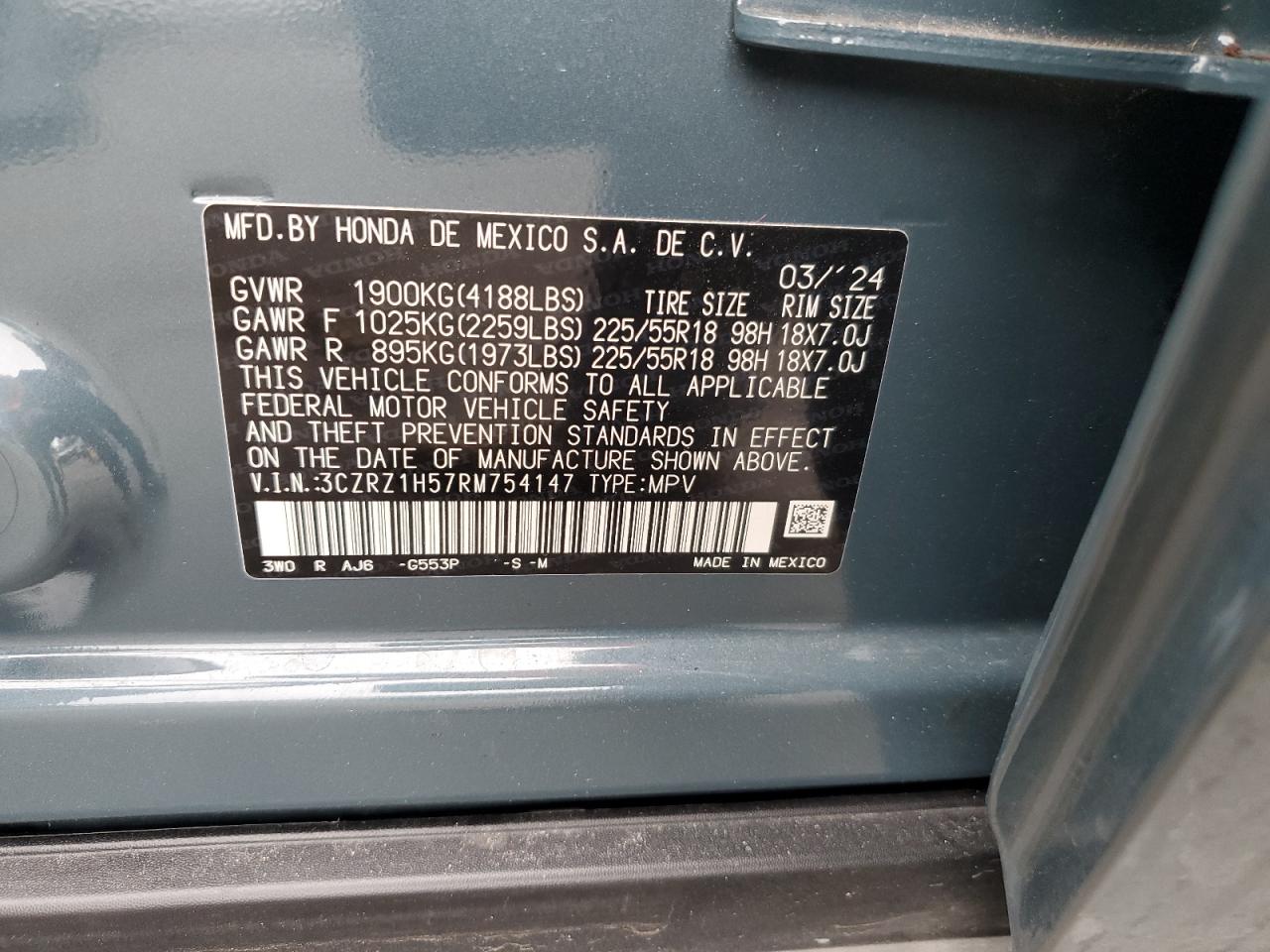 2024 Honda HR-V - Image 15