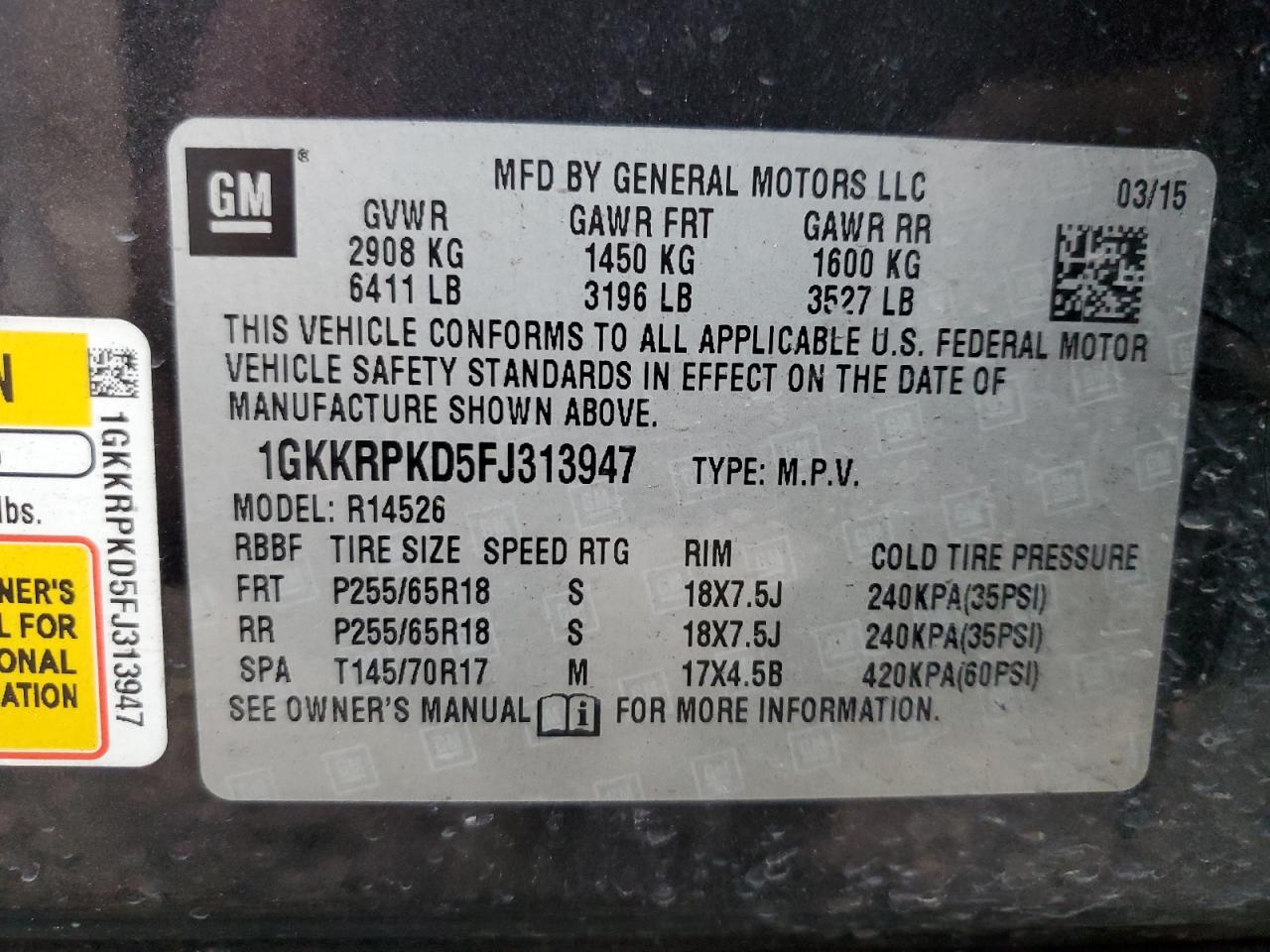 2015 GMC Acadia - Image 12