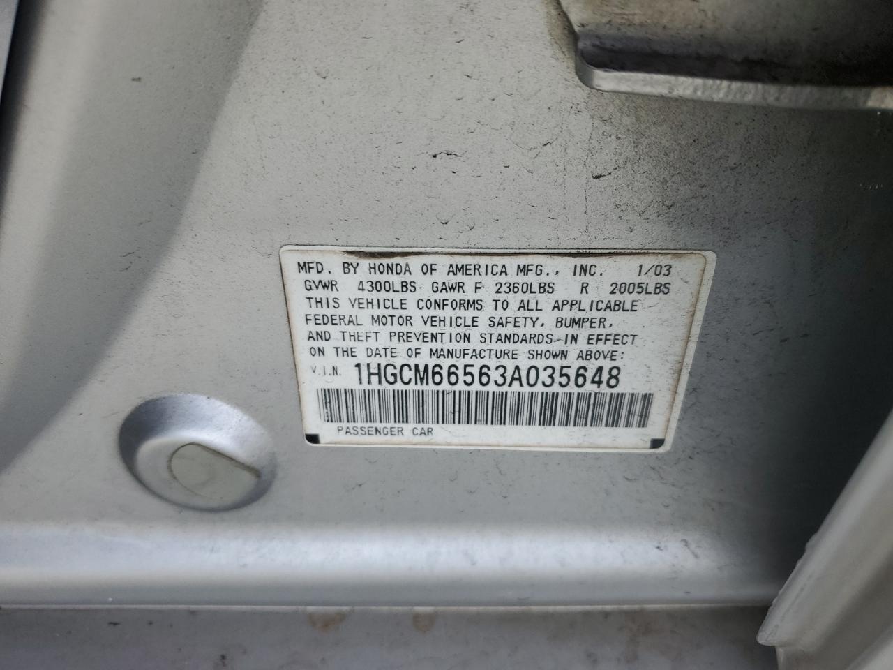 2003 Honda Accord - Image 14