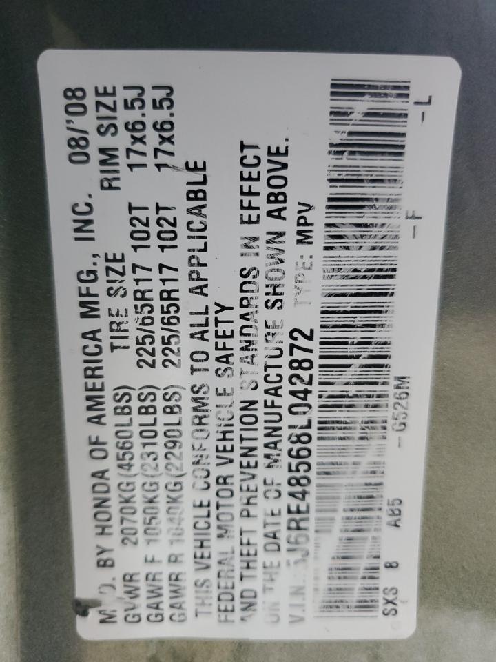 2009 Honda Cr-V Ex VIN: 5J6RE48529L034690 Lot: 88489625