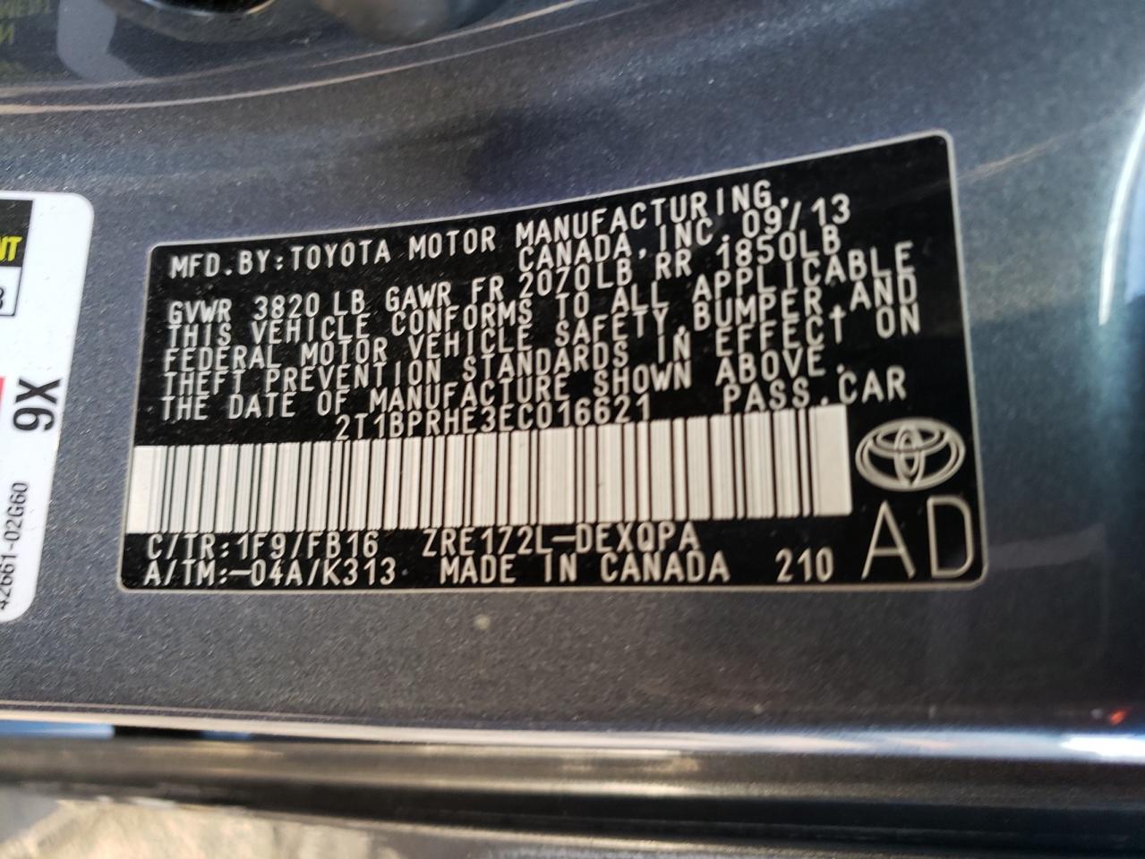 2014 Toyota Corolla - Image 13