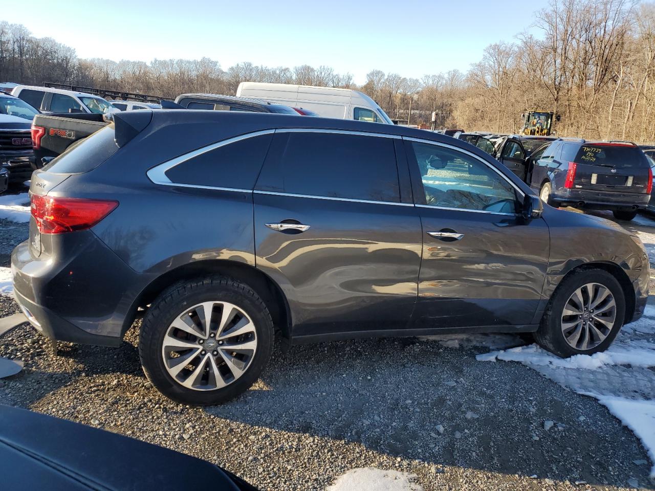 VIN 5FRYD4H42EB006735 2014 ACURA MDX no.3