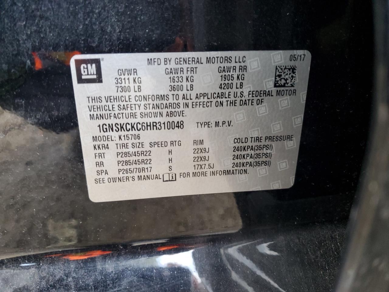 2017 Chevrolet Tahoe - Image 15