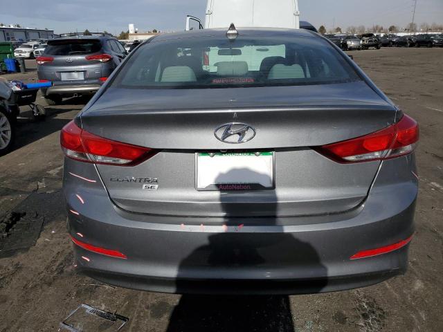  HYUNDAI ELANTRA 2018 Gray