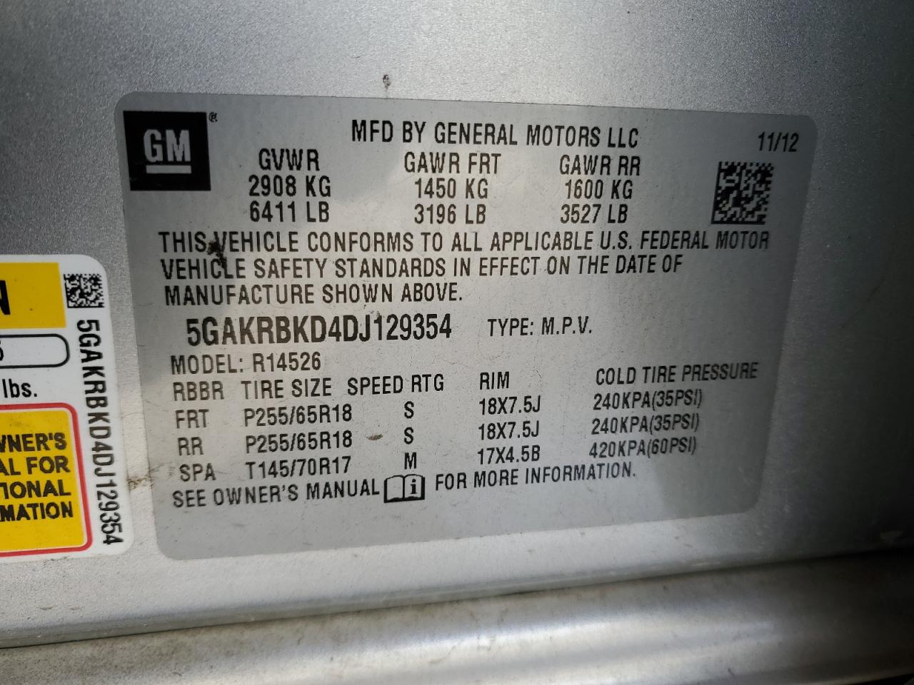 2013 Buick Enclave - Image 13