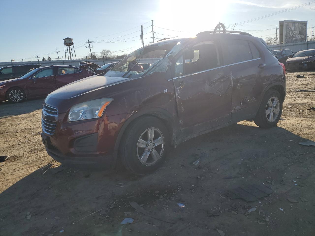 2016 Chevrolet Trax 1Lt იყიდება Chicago Heights-ში, IL - Rollover