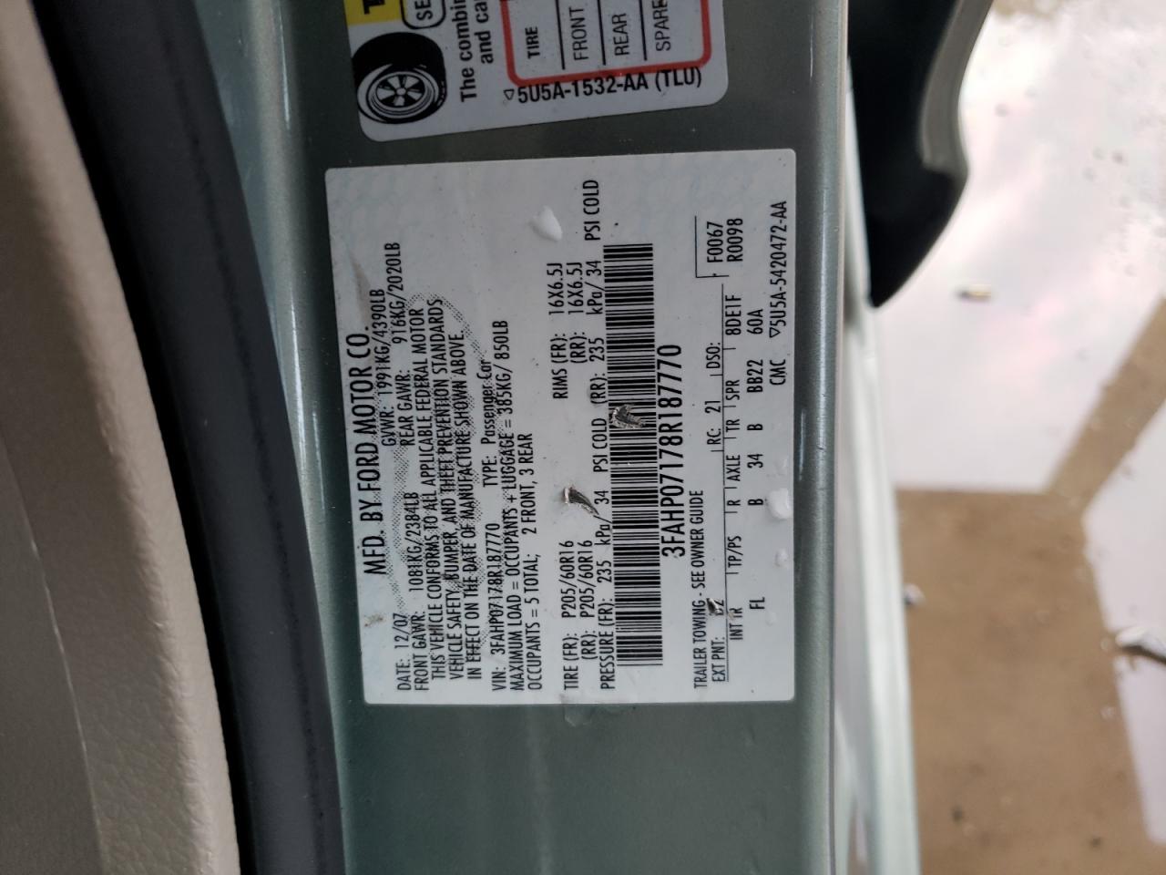 2008 Ford Fusion - Image 12