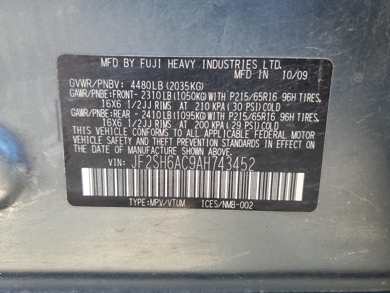 2010 Subaru Forester - Image 13