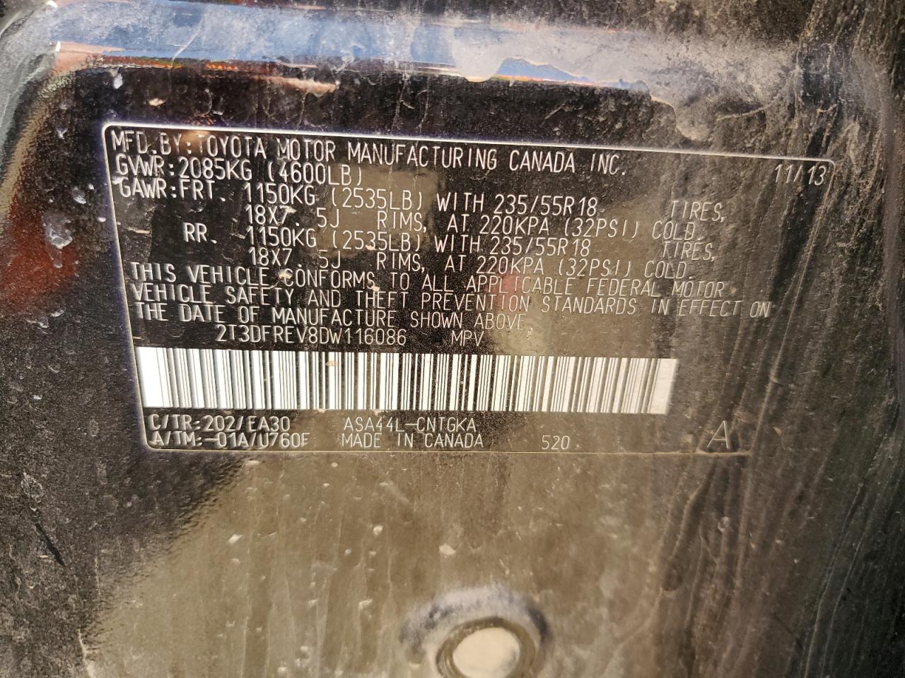 2013 Toyota RAV 4 - Image 13