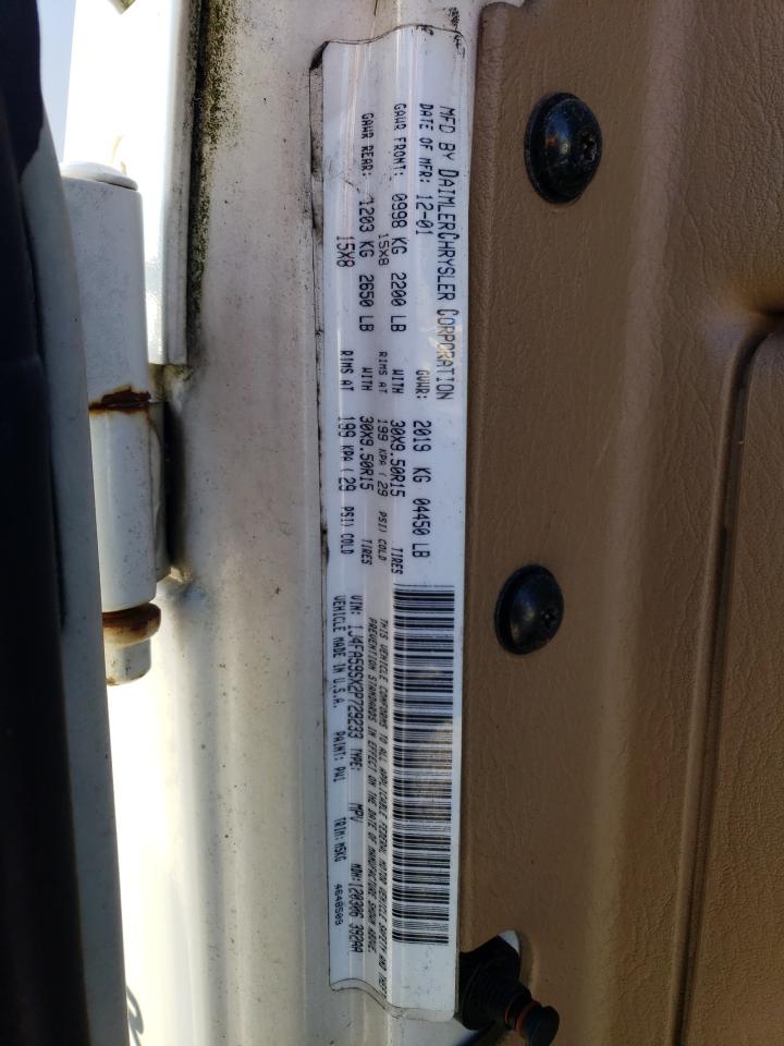 2002 Jeep Wrangler / Tj Sahara VIN: 1J4FA59SX2P729233 Lot: 86692204