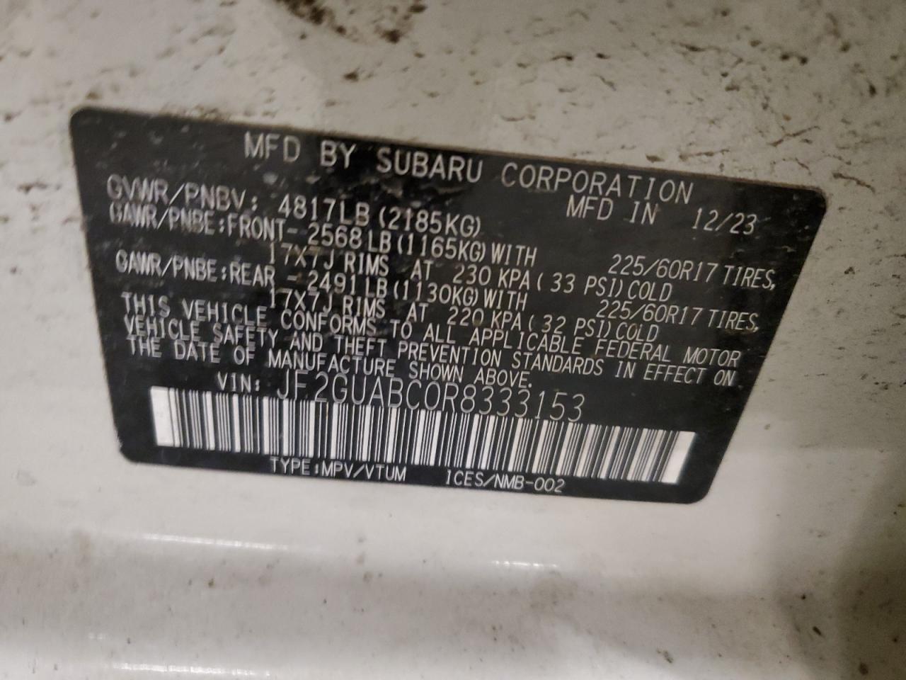 2024 Subaru XV - Image 12