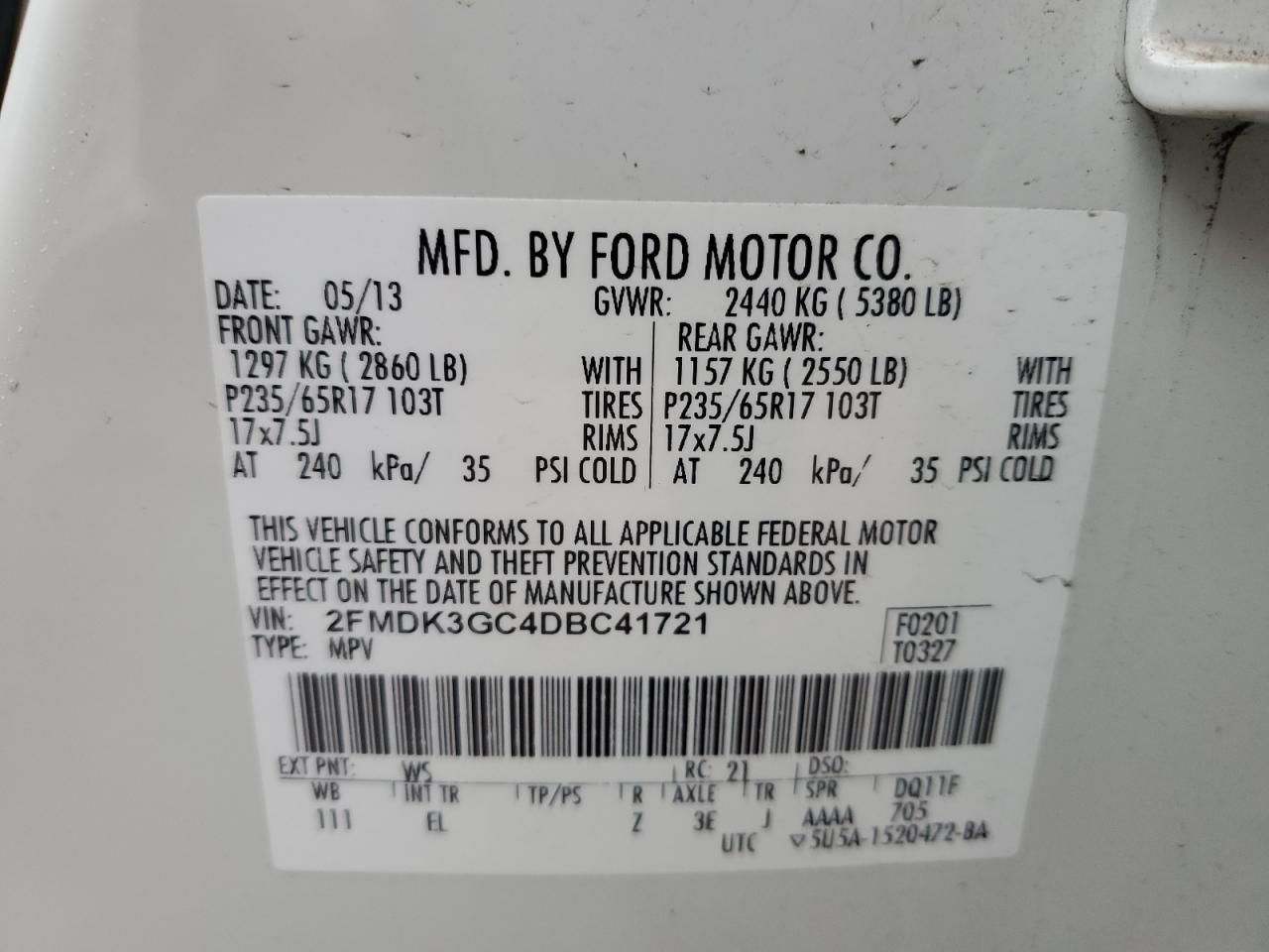 2013 Ford Edge - Image 12
