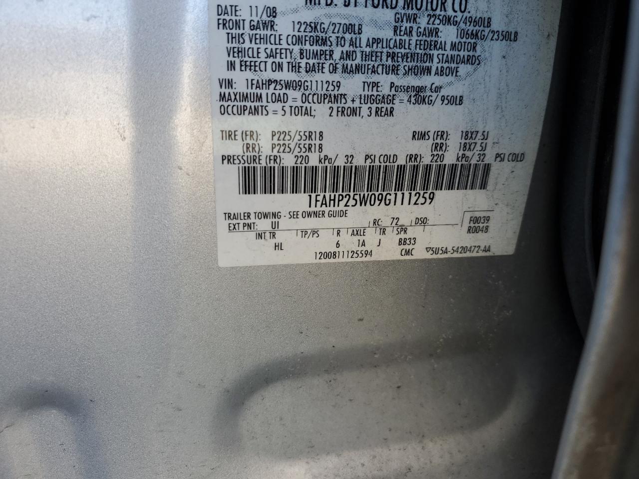 2009 Ford Taurus - Image 14