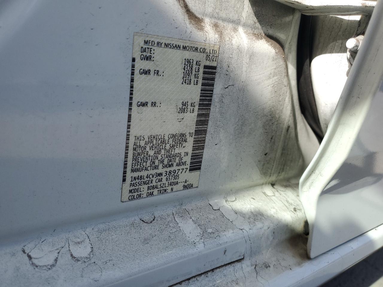 2021 Nissan Altima - Image 13