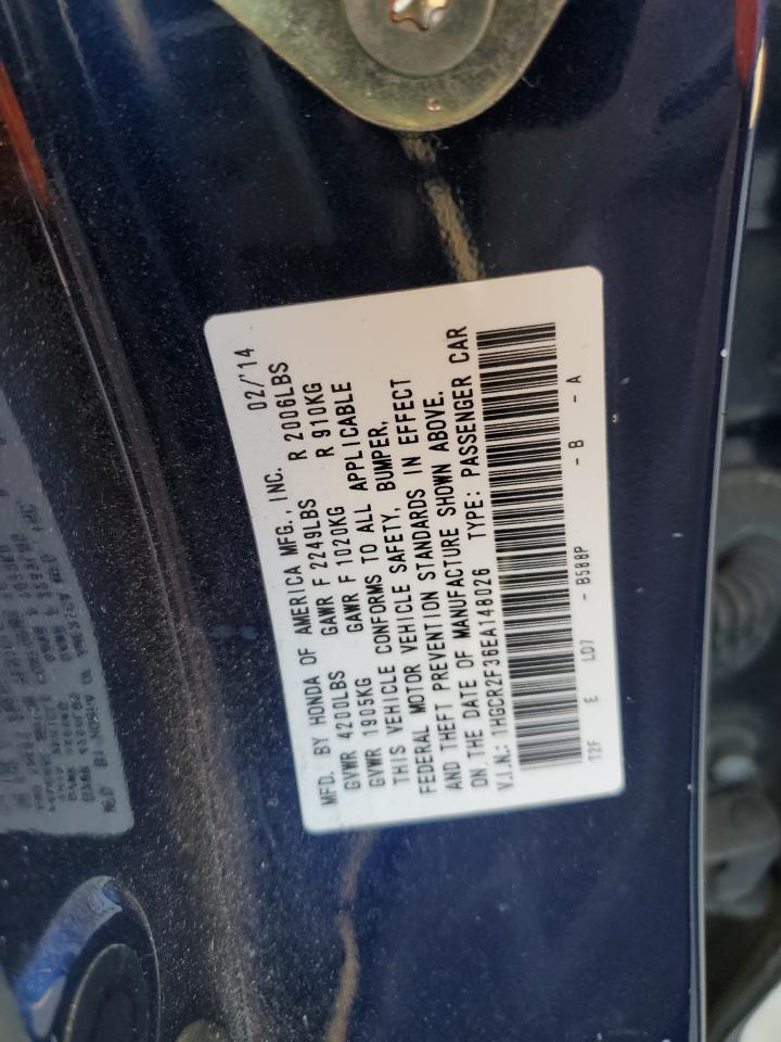 VIN 1HGCR2F36EA148026 2014 HONDA ACCORD no.13