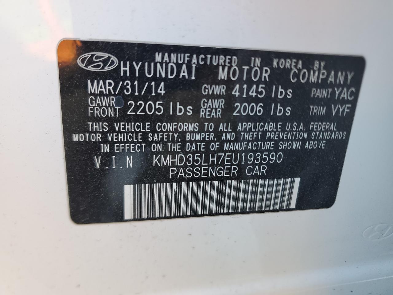 2014 Hyundai Elantra - Image 12