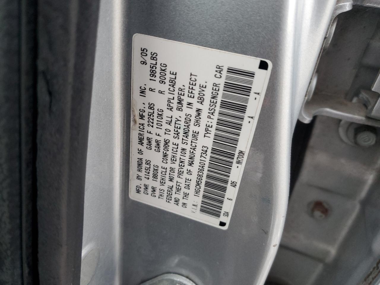 2006 Honda Accord - Image 12