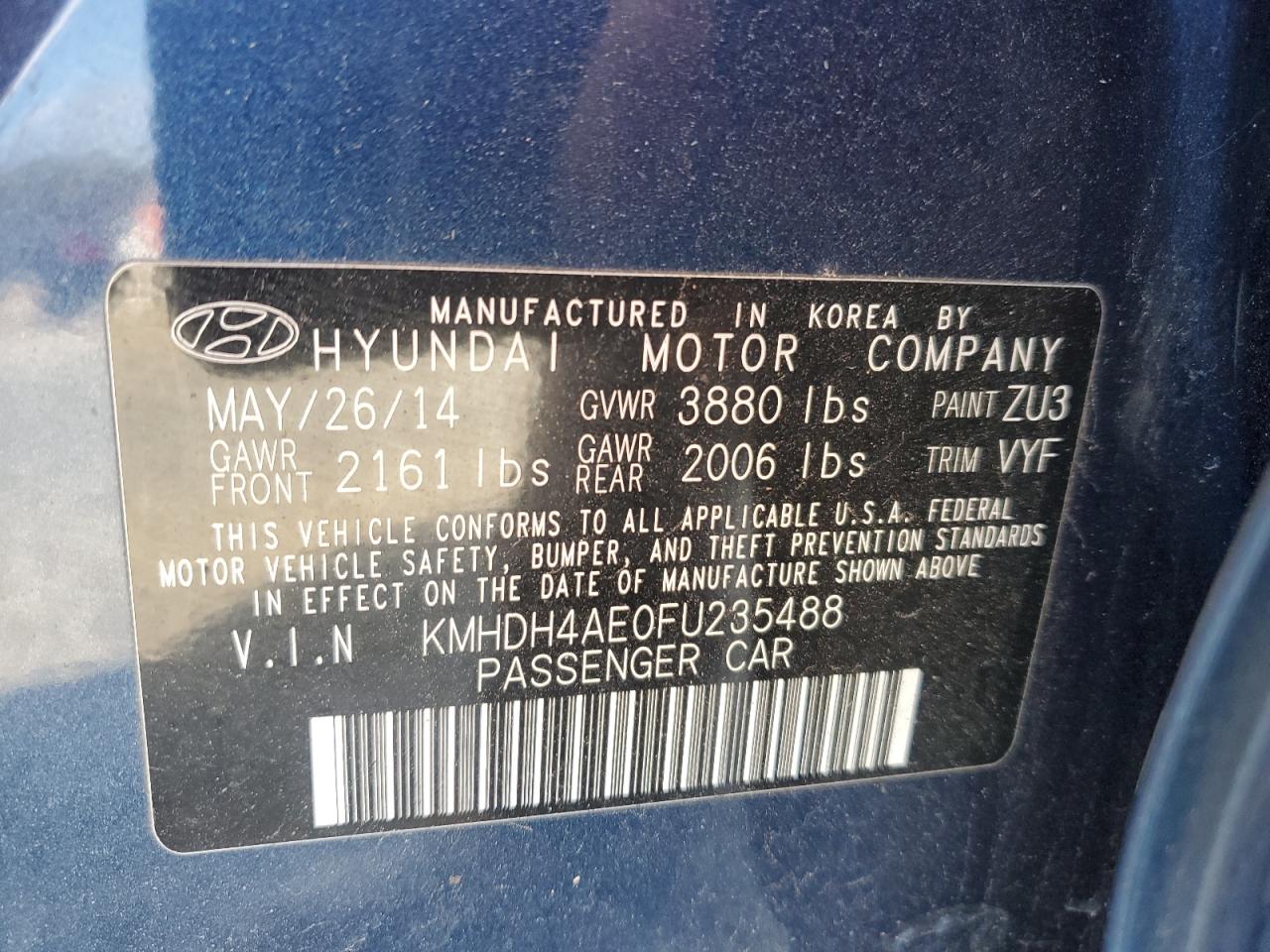 2015 Hyundai Elantra - Image 12