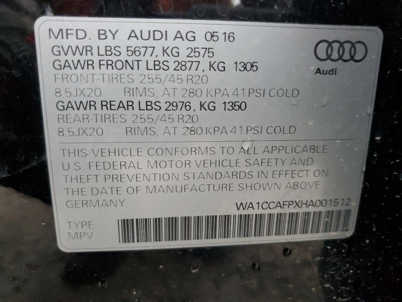 2017 Audi SQ5 - Image 14