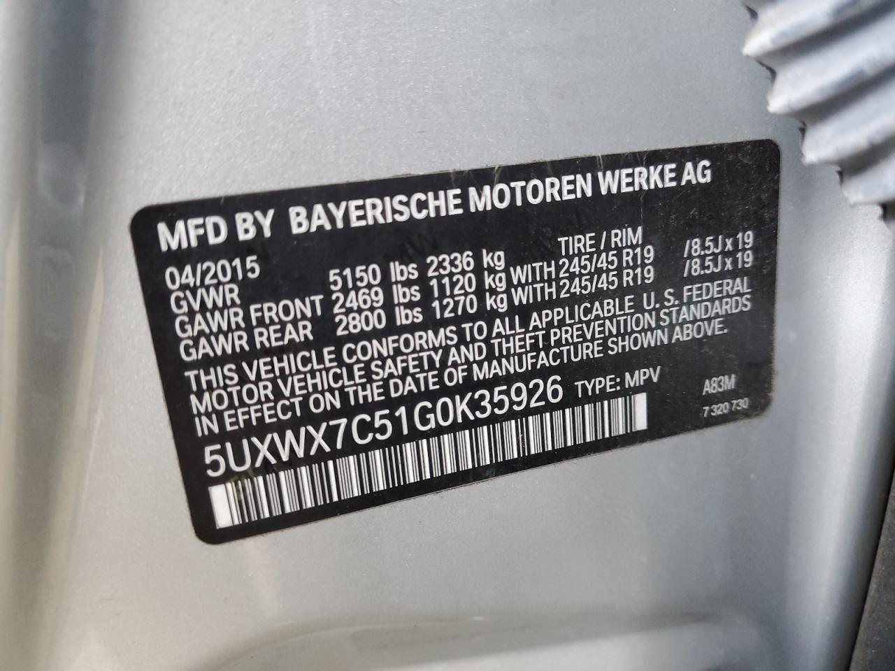 2016 BMW X3 - Image 14