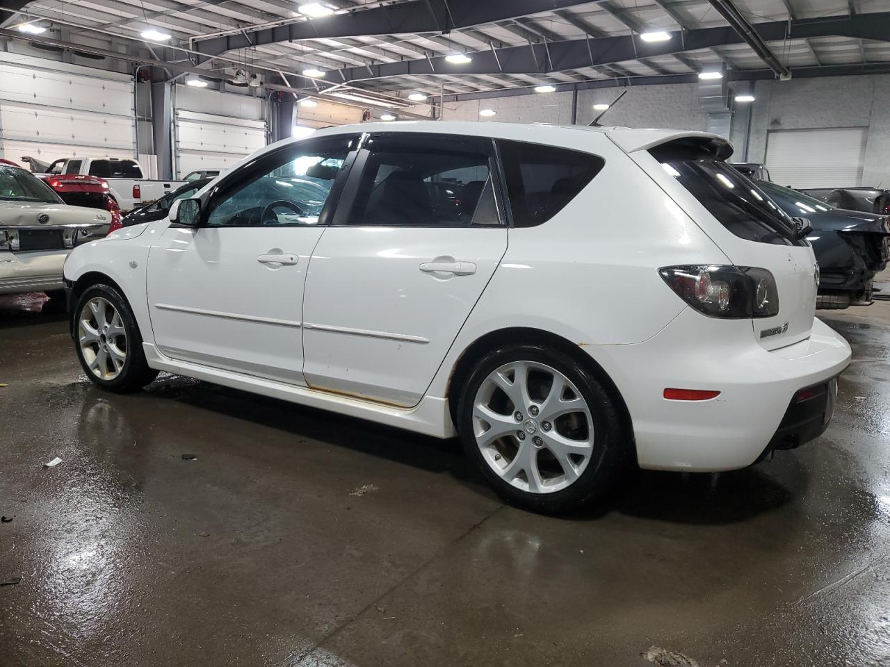 2008 Mazda 3 Hatchback white null gas JM1BK343481182607 photo #3