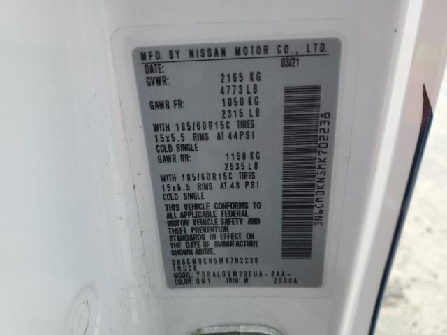 2021 NISSAN NV200 2.5S  