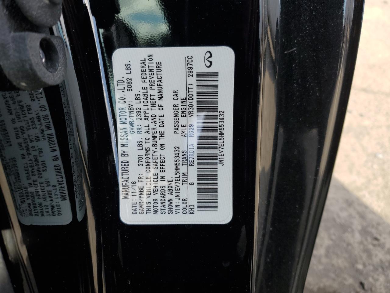 2017 Infiniti Q60 - Image 12