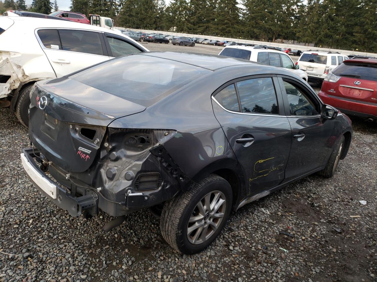 VIN JM1BM1V77F1239122 2015 MAZDA 3 no.3