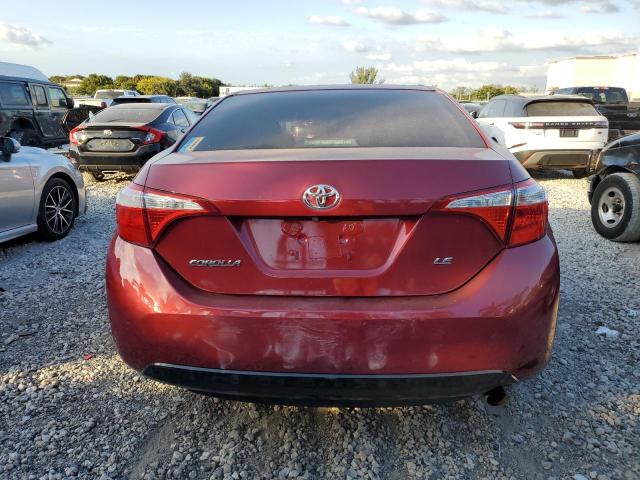  TOYOTA COROLLA 2014 Burgundy