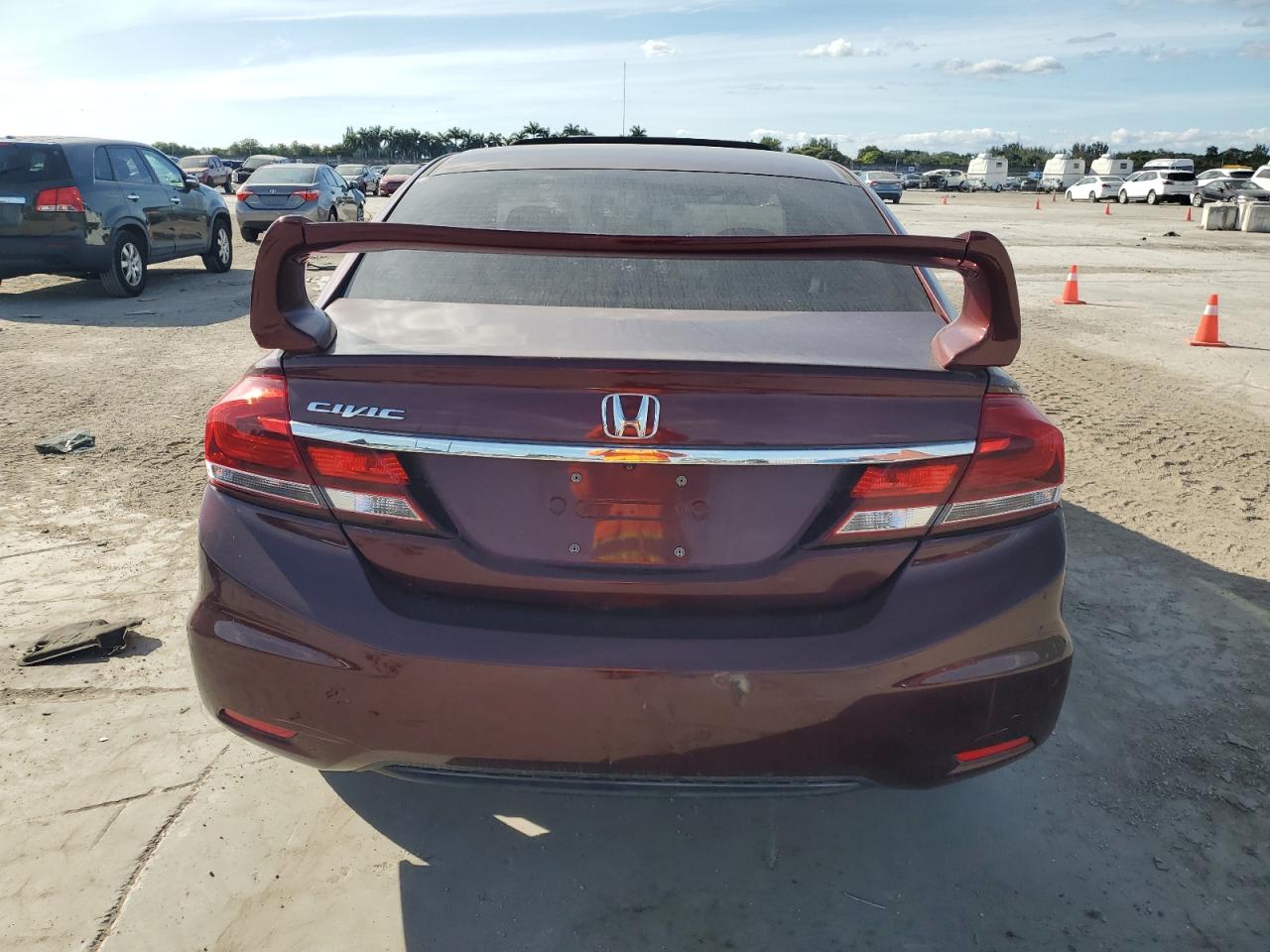 VIN 19XFB2F97DE072753 2013 HONDA CIVIC no.6