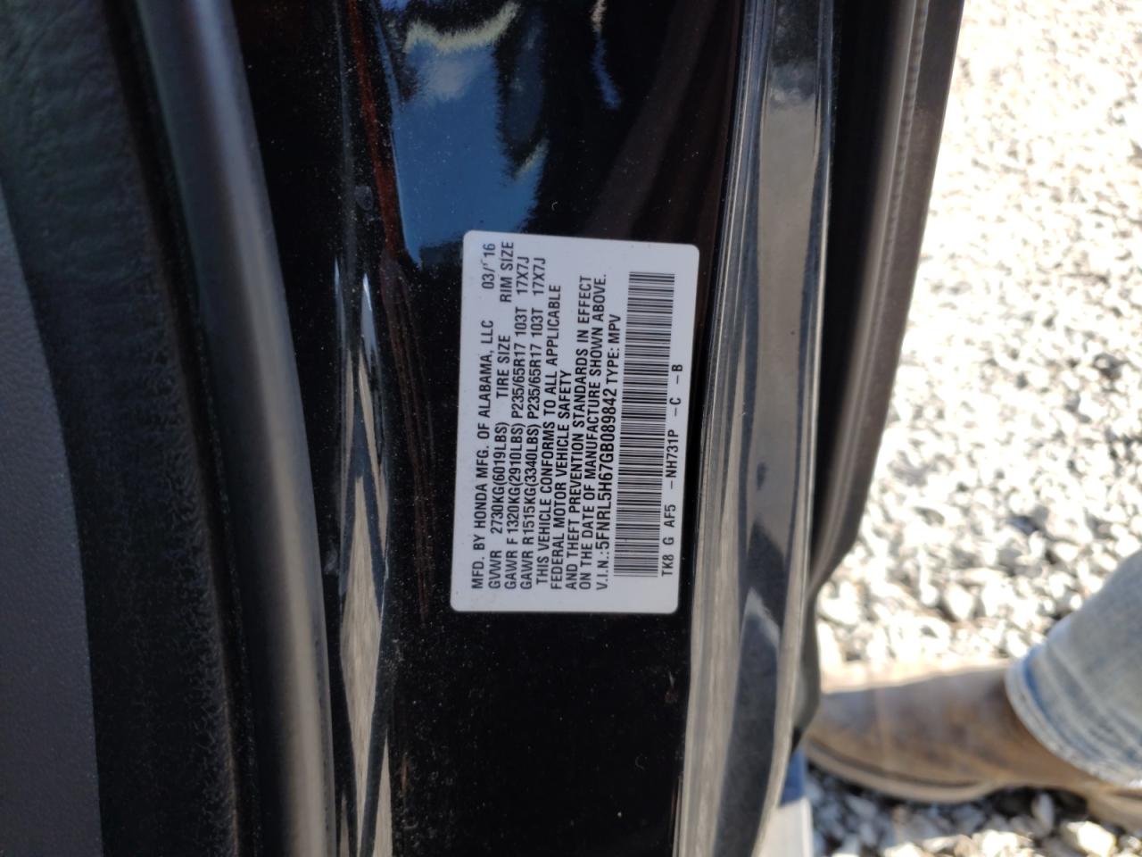2016 Honda Odyssey - Image 14