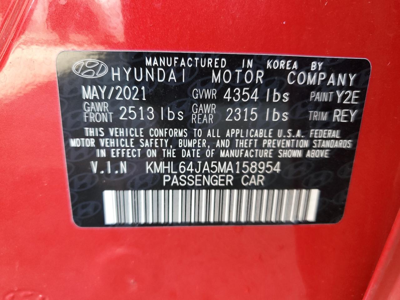 2021 Hyundai Sonata - Image 12