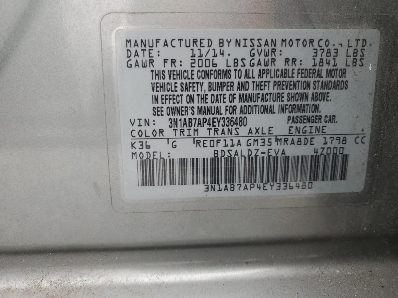 2014 Nissan Sentra - Image 15