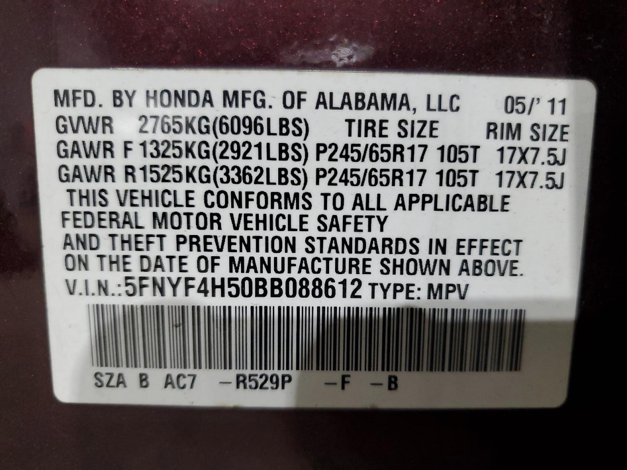 2011 Honda Pilot - Image 15