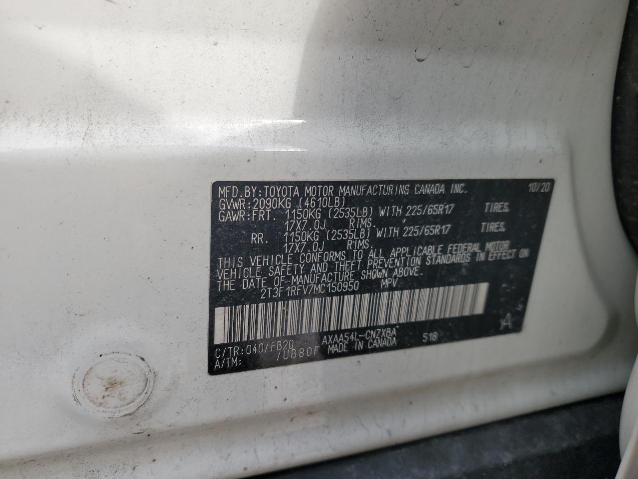2021 Toyota RAV 4 - Image 13
