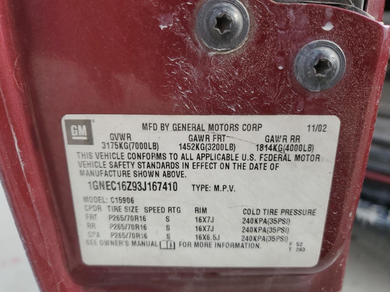 2003 Chevrolet Suburban - Image 14