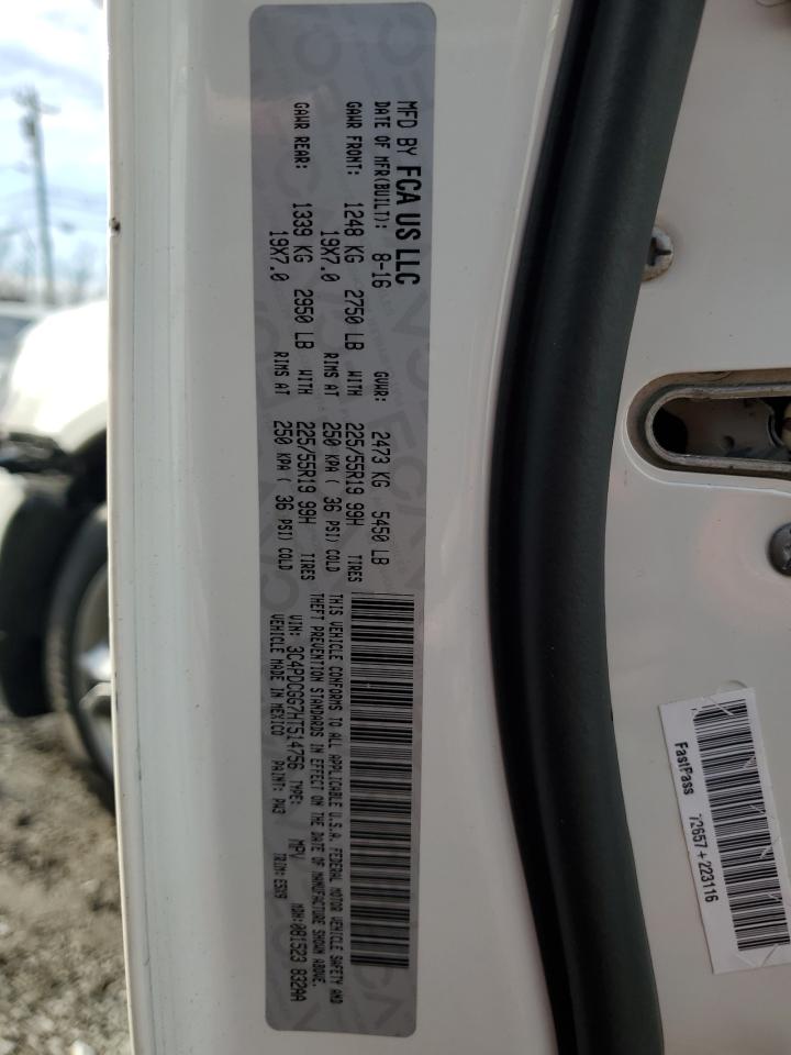 2017 Dodge Journey Crossroad VIN: 3C4PDCGG7HT514756 Lot: 86804184