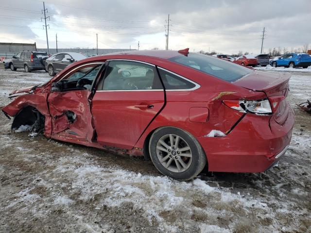 Sedans HYUNDAI SONATA 2017 Red