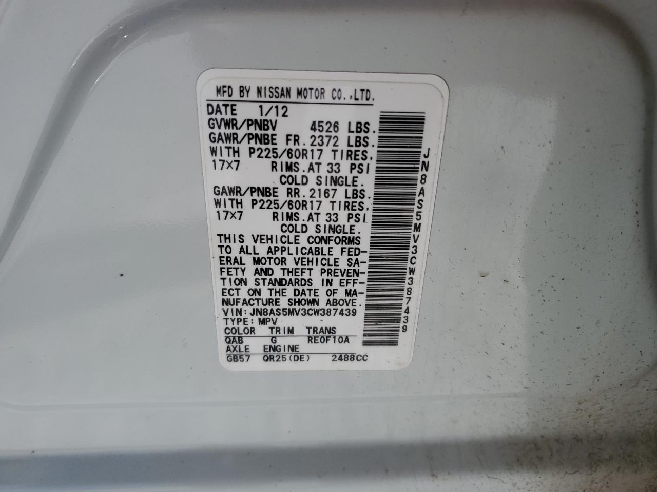 2012 Nissan Rogue - Image 15