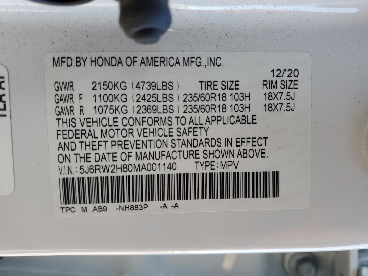 2021 Honda CR-V - Image 14