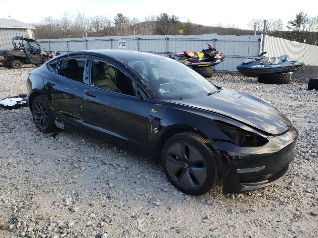 VIN 5YJ3E1EA7KF395336 2019 TESLA MODEL 3 no.4