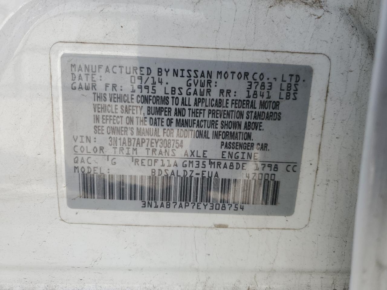 2014 Nissan Sentra - Image 14