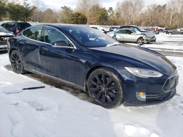 Хэтчбеки TESLA MODEL S 2014 Синий