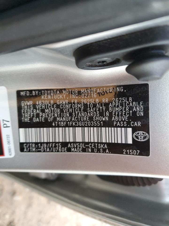 2016 Toyota Camry - Image 12